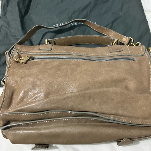Proenza Schouler Taupe Leather Medium PS1 bag - Picture 2 of 6